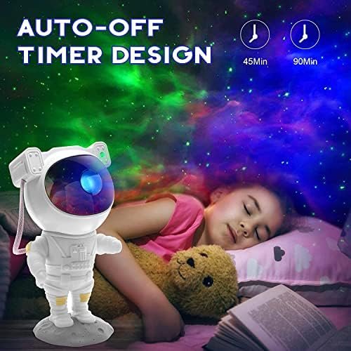 Auto-off timer settings of 45 and 90 minutes